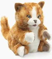 Folkmanis 2845 Orange Tabby Kitten