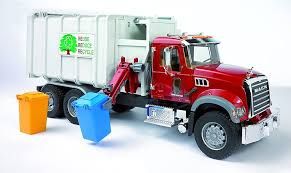 Bruder 02811 Mack Granite Side Loading Garbage Truck