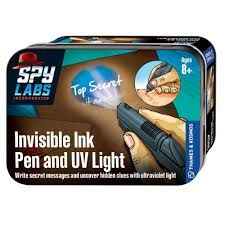 Thames 548012 Spy Labs: Invisible Ink Pen And Uv Light