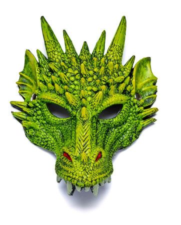 Great Pretenders 12200 Dragon Mask, Green