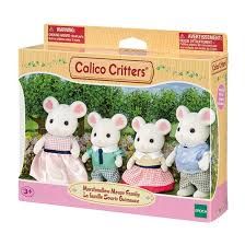 Calico Critters CC2304 Marshmallow Mouse Family