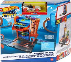 Mattel HDR24 Hw City Downtown Playset