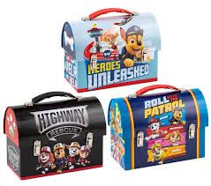 Tin Box 384517-12 Paw Patrol Lg Workmans Carry-All Tin