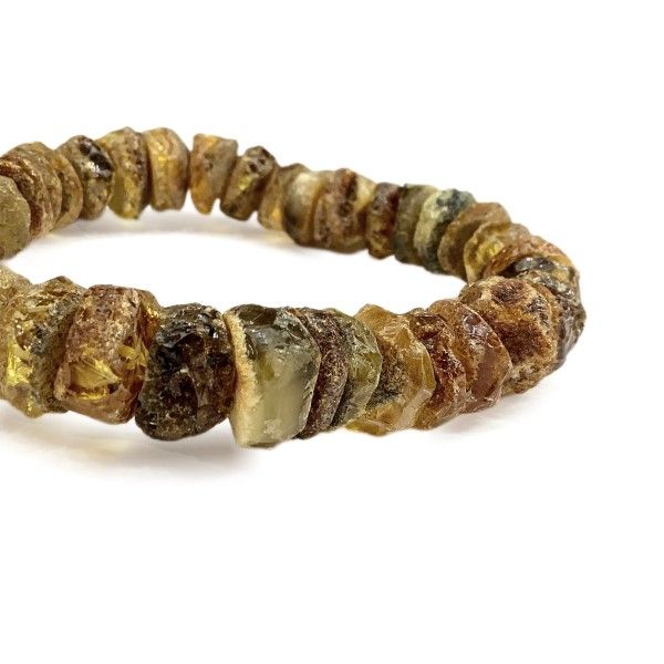 Armband Scheiben Bernstein Farbe Slag L, Massage Armband