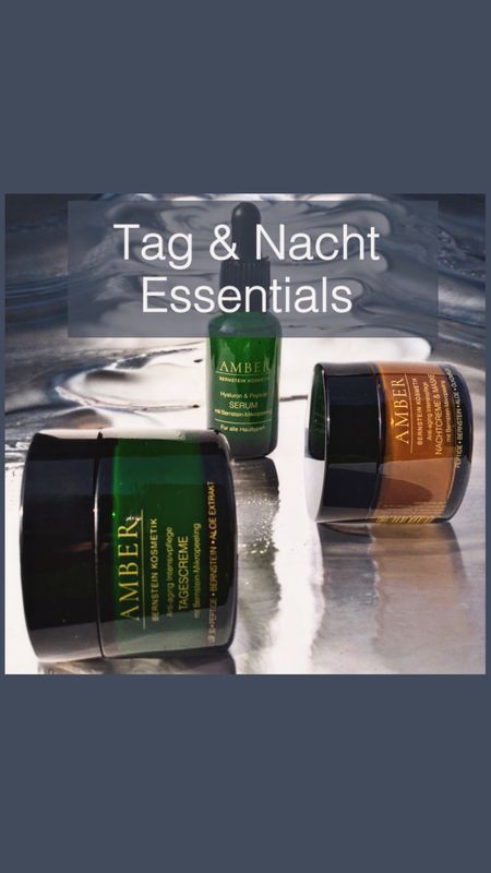 AMBER Anti-Aging INTENSIVPFLEGE NACHTCREME & MASKE mit BERNSTEIN-MIKROPEELING, 50ml