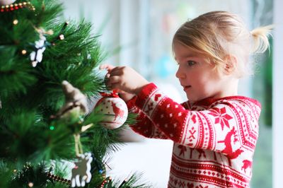 Clay Christmas hanging decorations