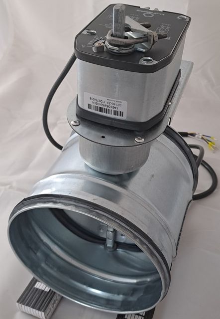Absperrklappe mit Lufberg Federrücklauf Antrieb DA03S24(S) 24V Nennweite 80-200