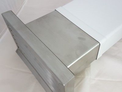 Wetterschutzgitter 220x90 mit direktem Kanal Anschluss