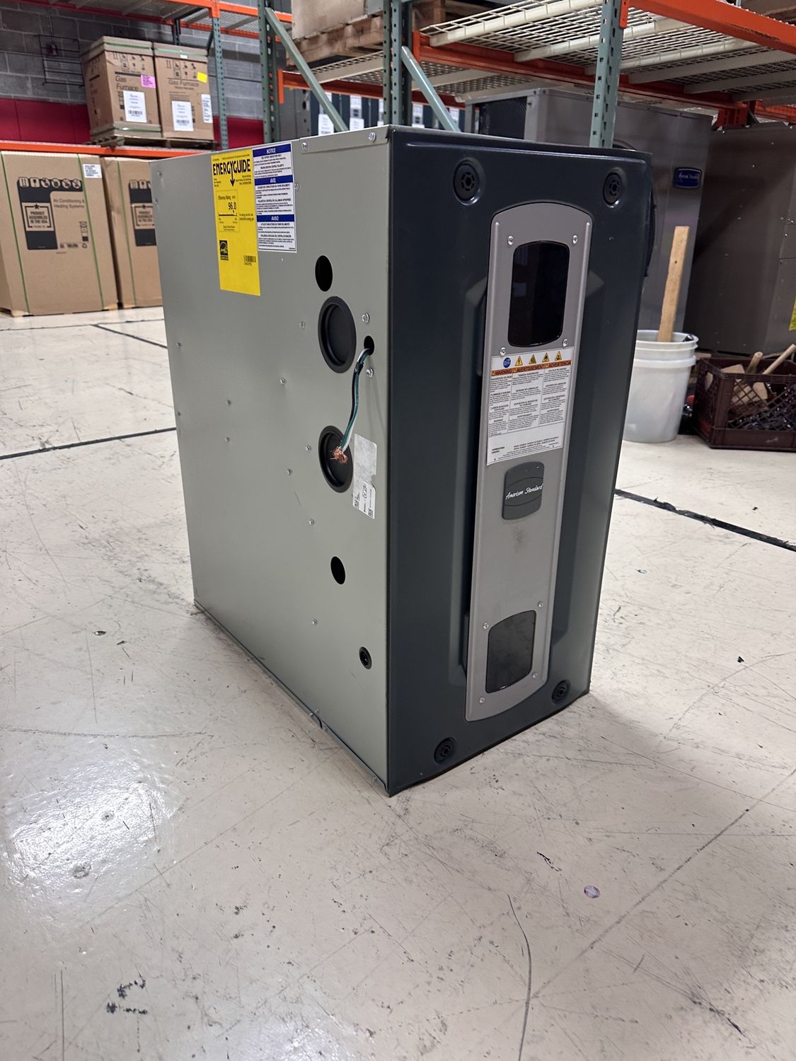 Trane AS 80K BTU 2 STAGE V SPEED MODEL S9V2B080U4PSBD Furance