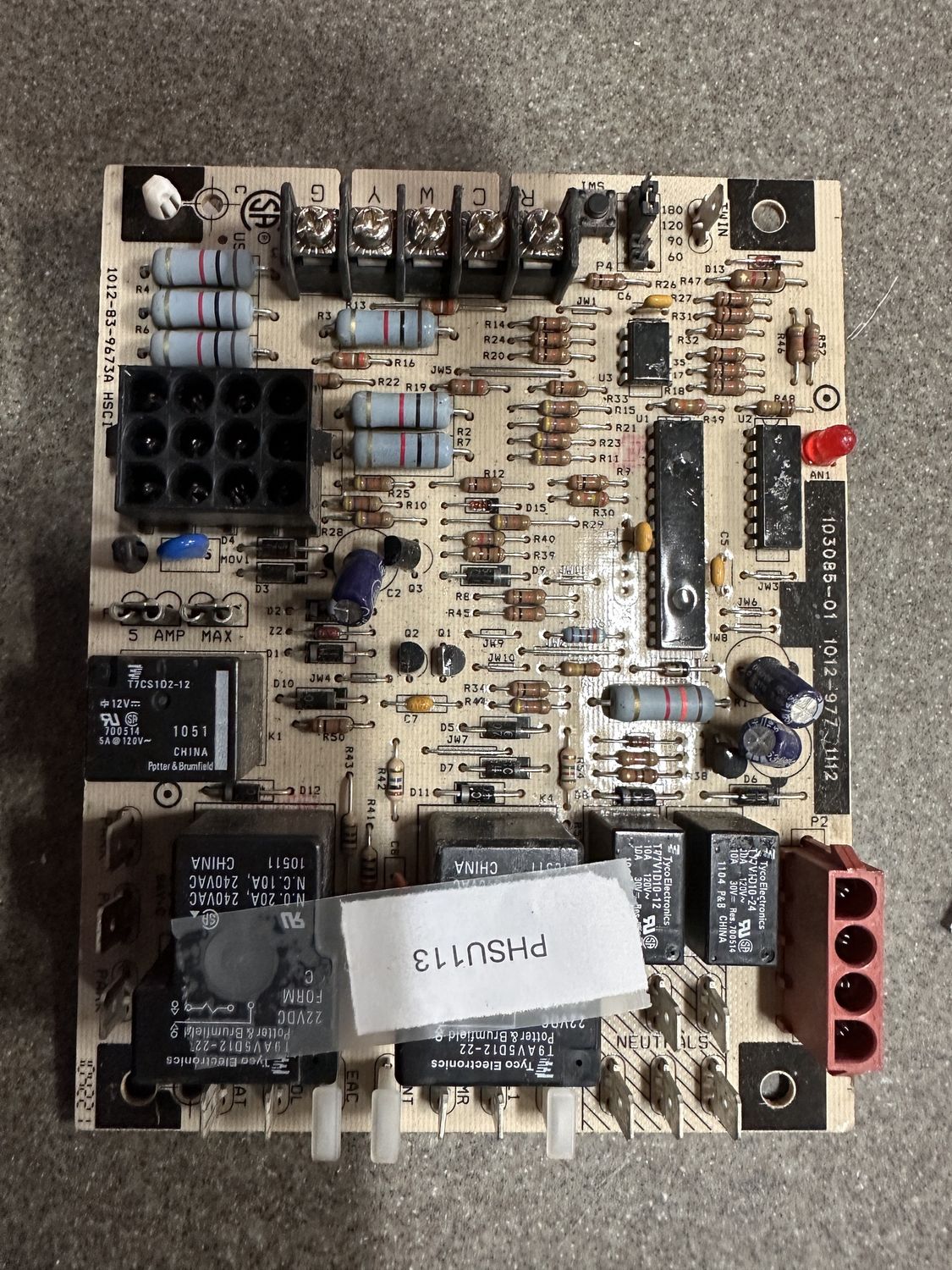 103085-01 - Replacement Furnace Control Board