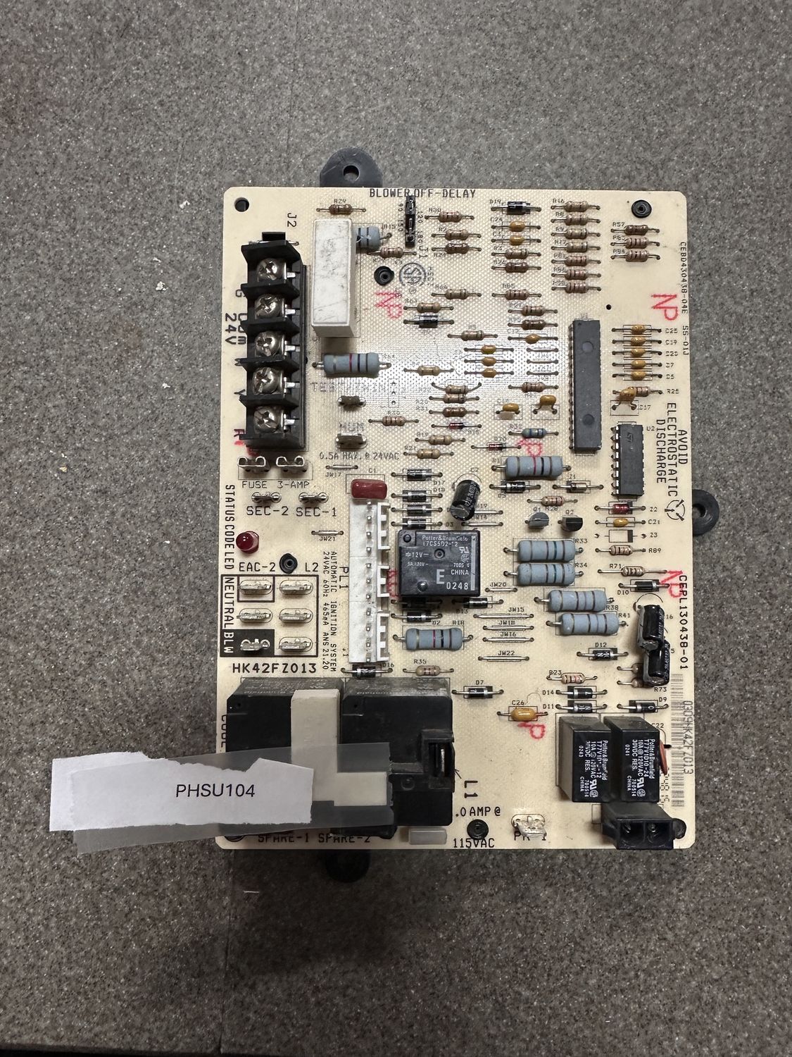 Used Control Board Part HK42FZ061