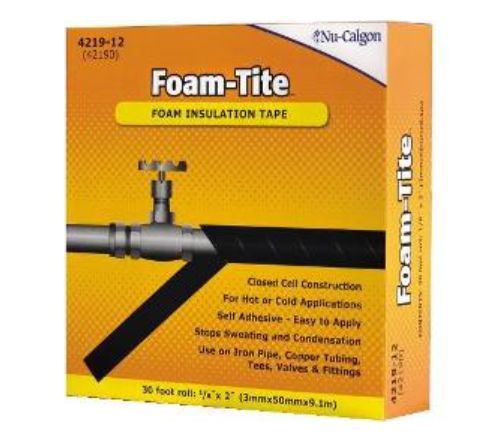 4219-12 TAPE FOAM 1/8 THICK2IN WIDE 30FT LONG FOAM-TITENU-CALGON G80-607