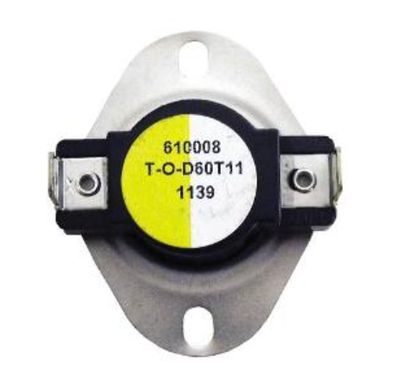 L130 FAN &amp; LIMIT CONTROL DISKSTYLE SUPCO OPEN TEMP 130DEGF CLOSE TEMP 115DEG F SPST K34-857