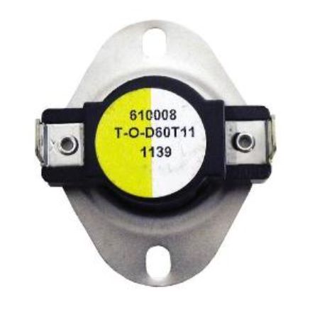 L290 FAN &amp; LIMIT CONTROL DISKSTYLE SUPCO OPEN TEMP 290DEGF CLOSE TEMP 250DEG F SPST K35-234