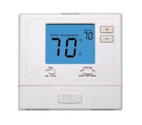 T701 THERMOSTATNON-PROGRAMMABLE PRO1 IAQ1H/1C CONVENTIONAL 1/1HEATPUMP L45-101
