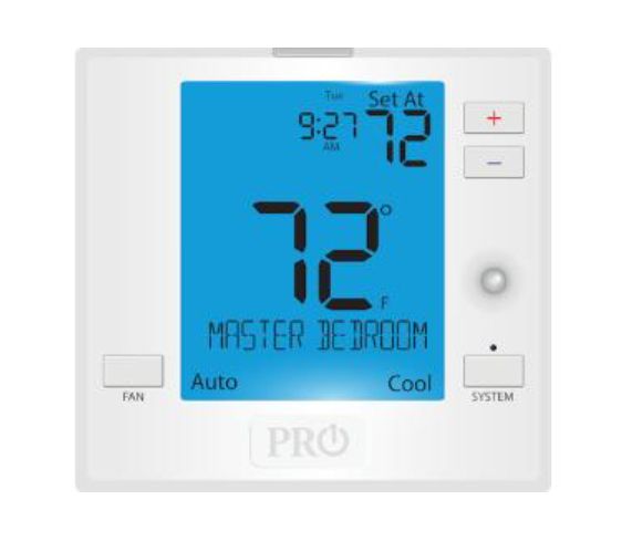 T721I THERMOSTAT PROGRAMMABLEVIA APP WIFI PRO-1 1H/1CCONVENTIONAL 2H/1C HEATPUMP L51-397