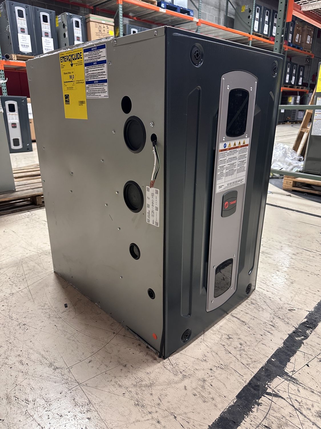 Trane AS 100k BTU, 2 Stage V Speed Model S9V2C100D5PSB Downflow Furnace