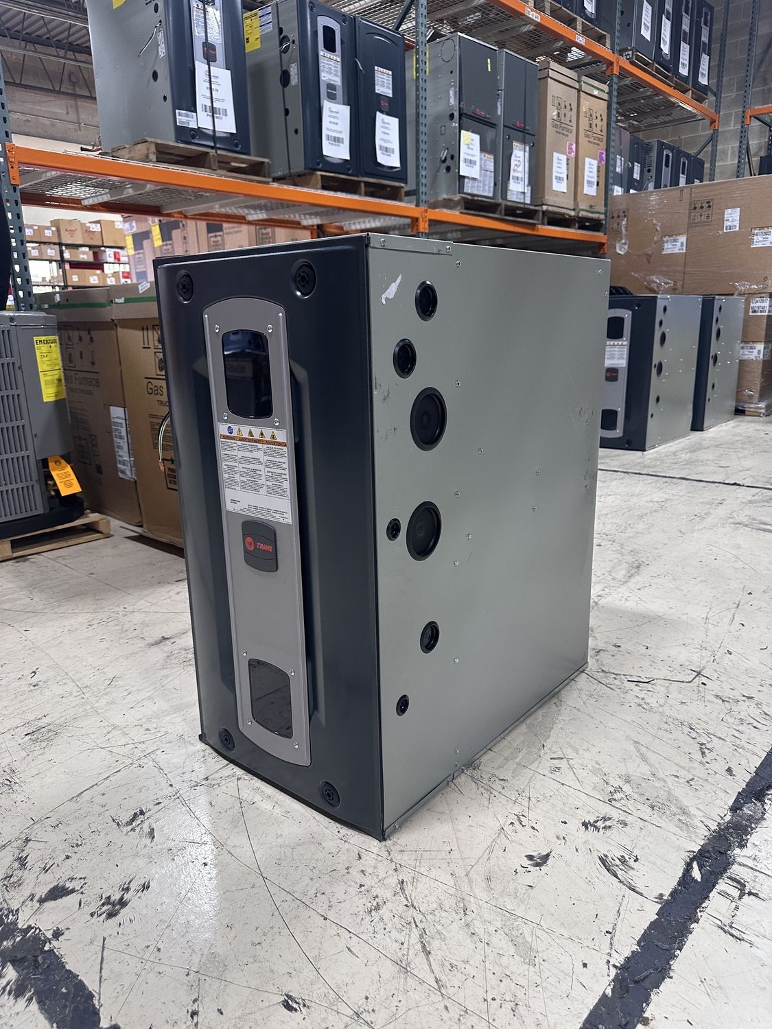 Trane AS 80K BTU 2 Stage V Speed Model # S9V2B080U4VSB Upflow Horizontal Furnace