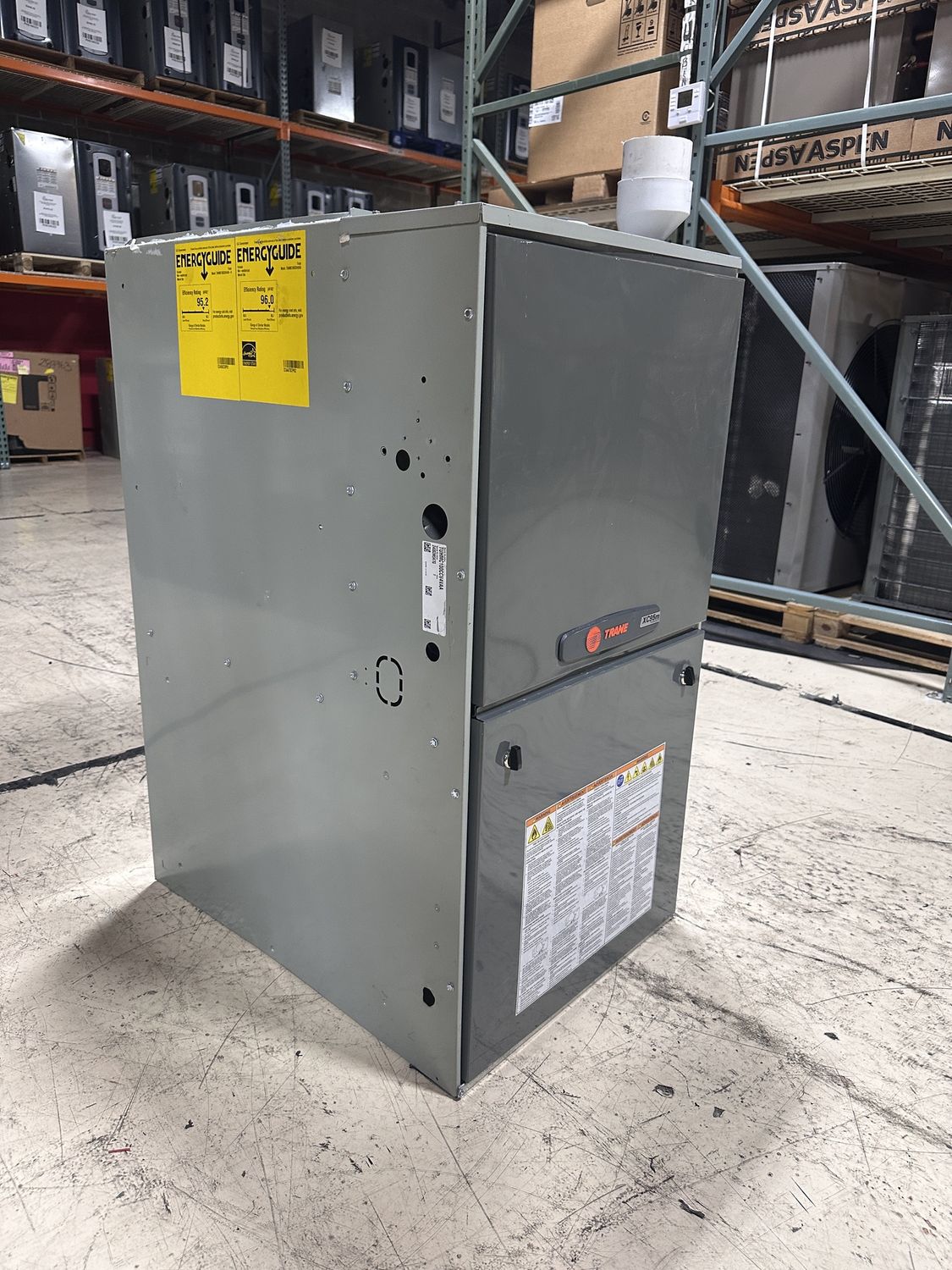 Trane AS 100K BTU Modulating V Speed HE Model TUHMC100CC4VA  Perviously Installed