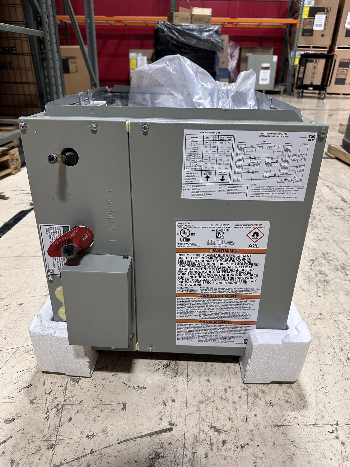 Trane 1.5 - 3 Ton R454 Coil Model# 5PXCB003AS3HA