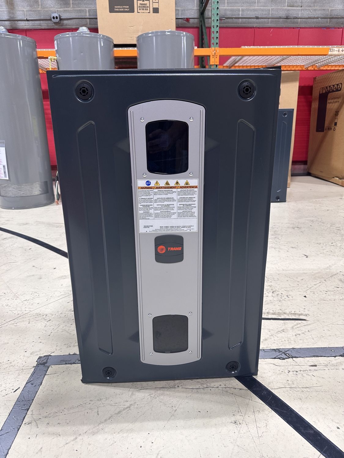 Trane AS 80K BTU 2 Stage HF UPFLOW/HORIZONTALFurnace model# S9X2C080U5P