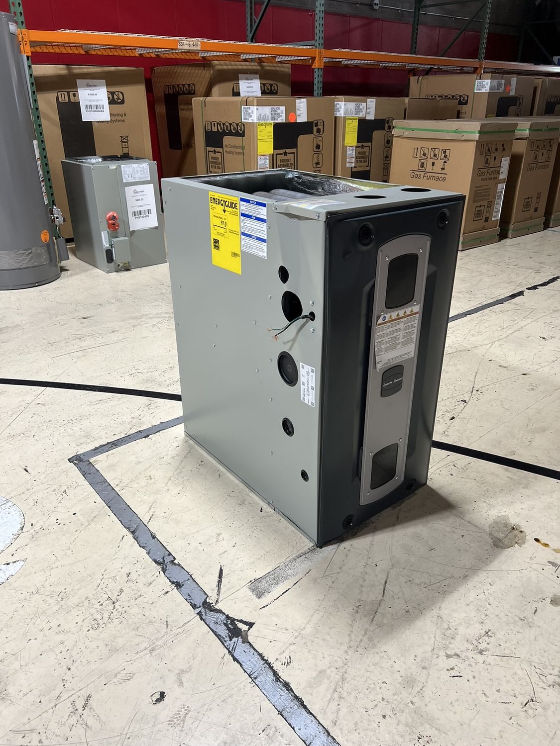 Trane AS 80K BTU 2 Stage Variable Speed HE UPFLOW/HORIZONTAL Furnace model# S9V2B080U4V