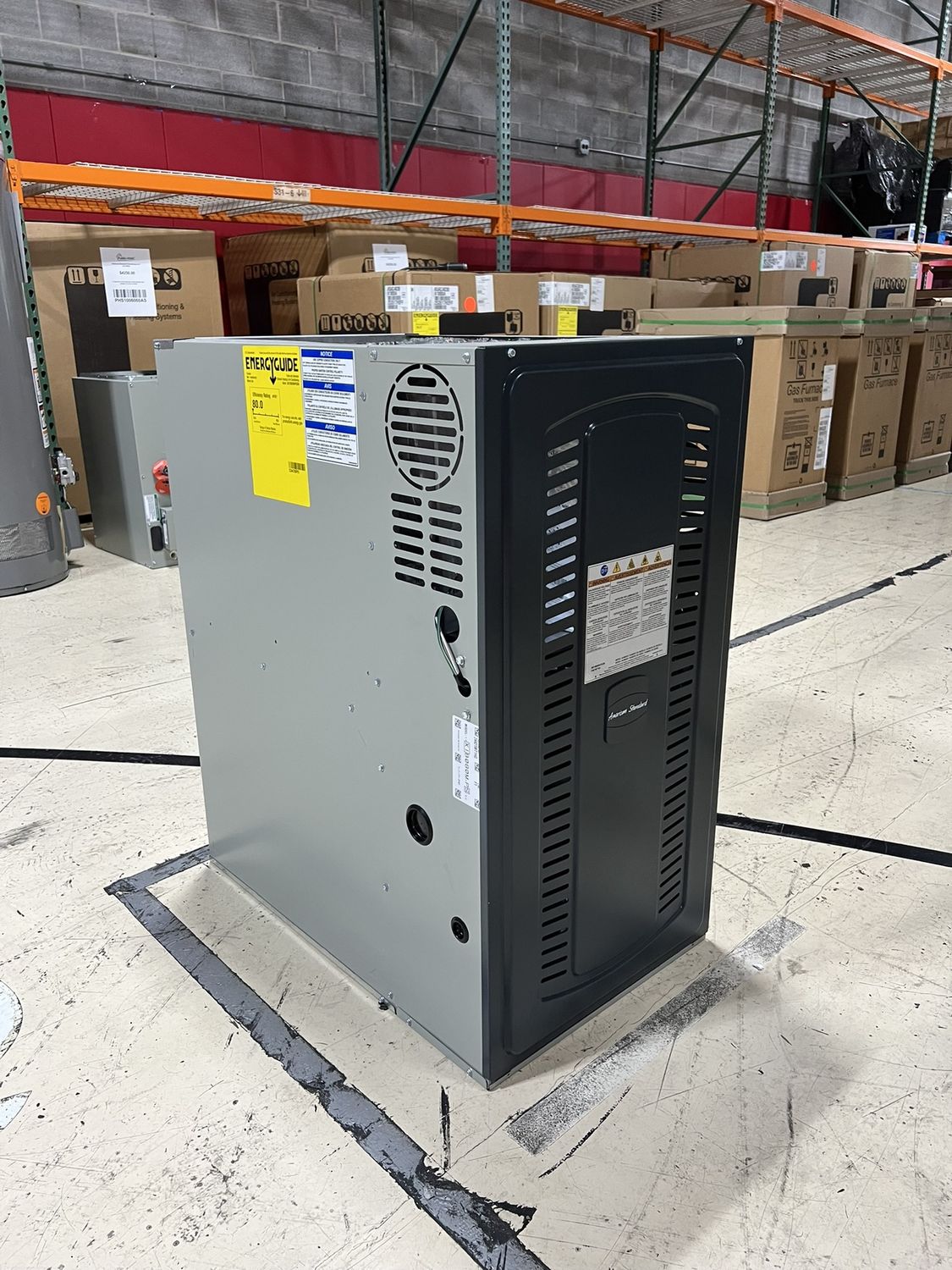 Trane AS 80K BTU 80% Upflow/Horizontal Furnace model# S8X1B080M4PSC