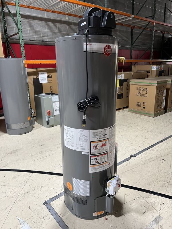 Rheem Powervent Water Heater 50 GL Tank Model# PROG40-40N RH67