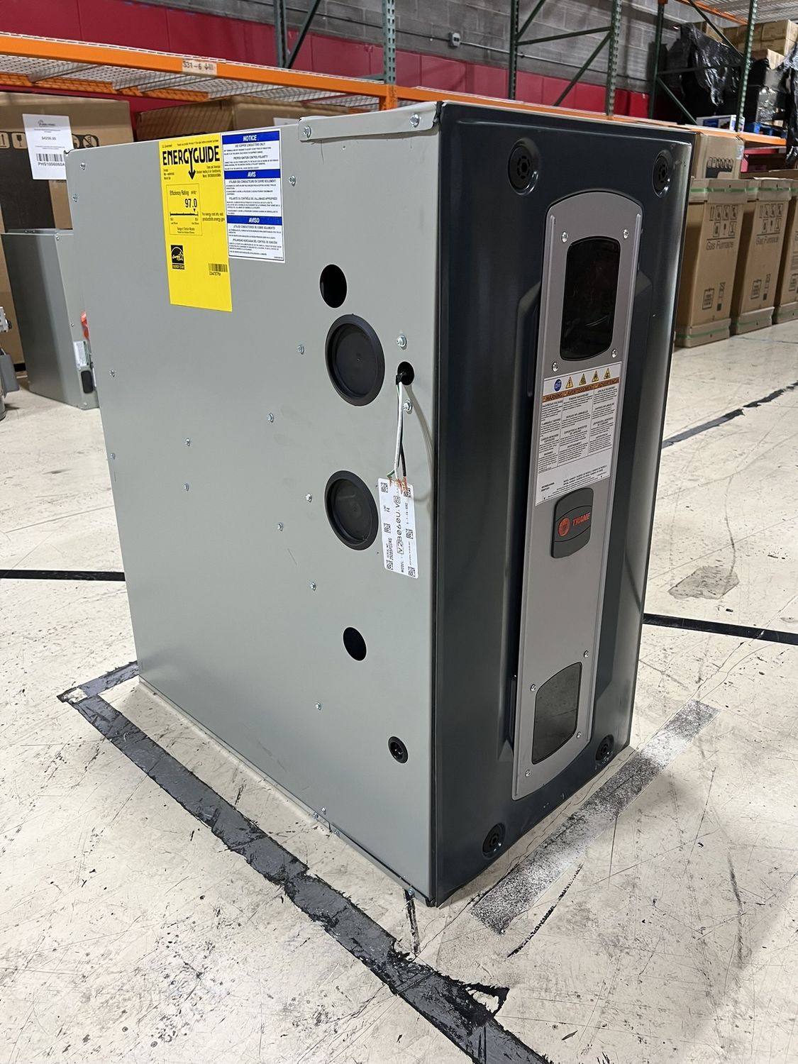 Trane AS 60K BTU HE Variable Speed UPFLOW/HORIZONTALFurnace model# S9V2B060U4VS