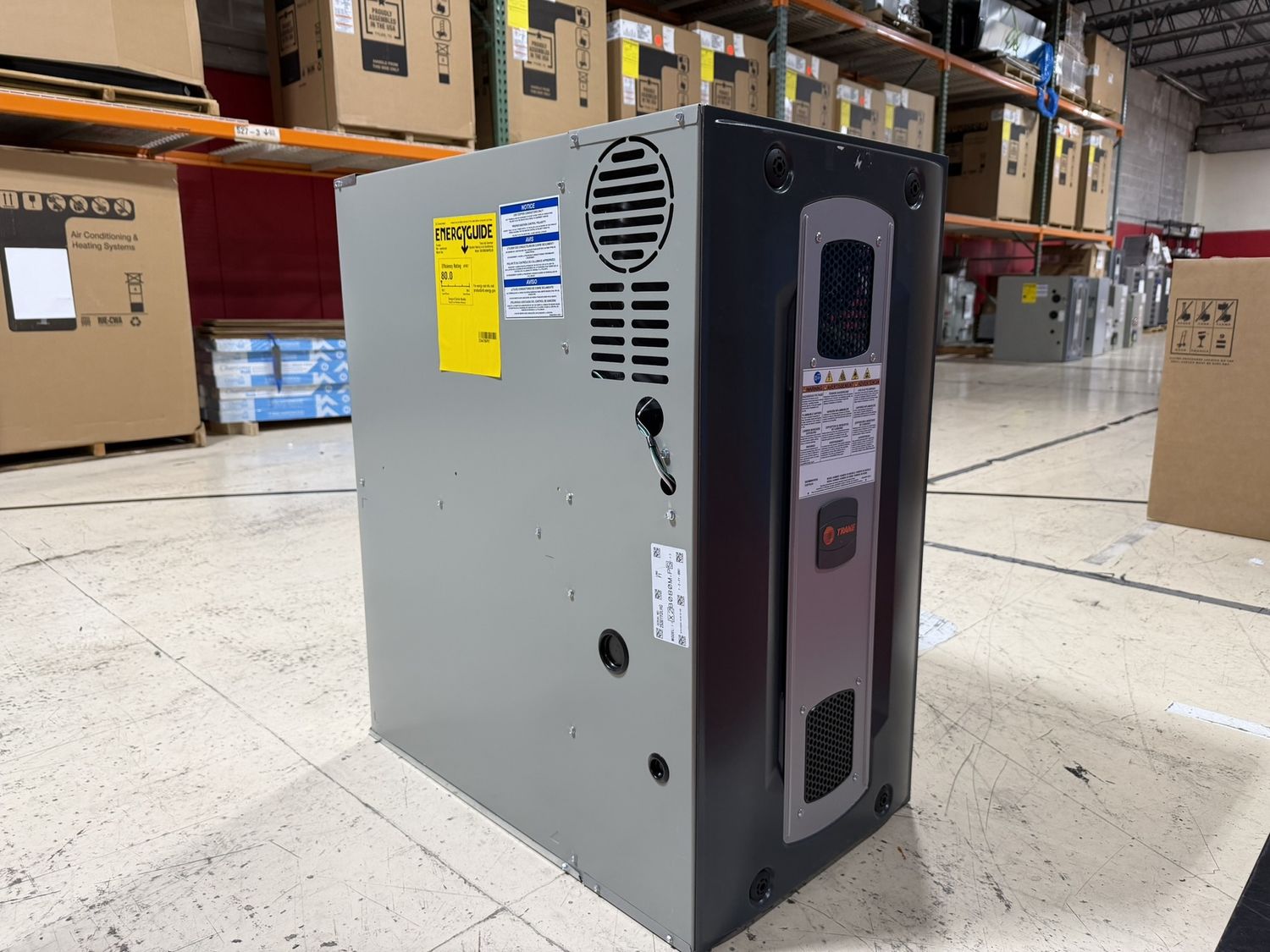 Trane 80K BTU 2 Stage 80% UPFLOW/HORIZONTALFurnace Model# S8X2B080M4PSC