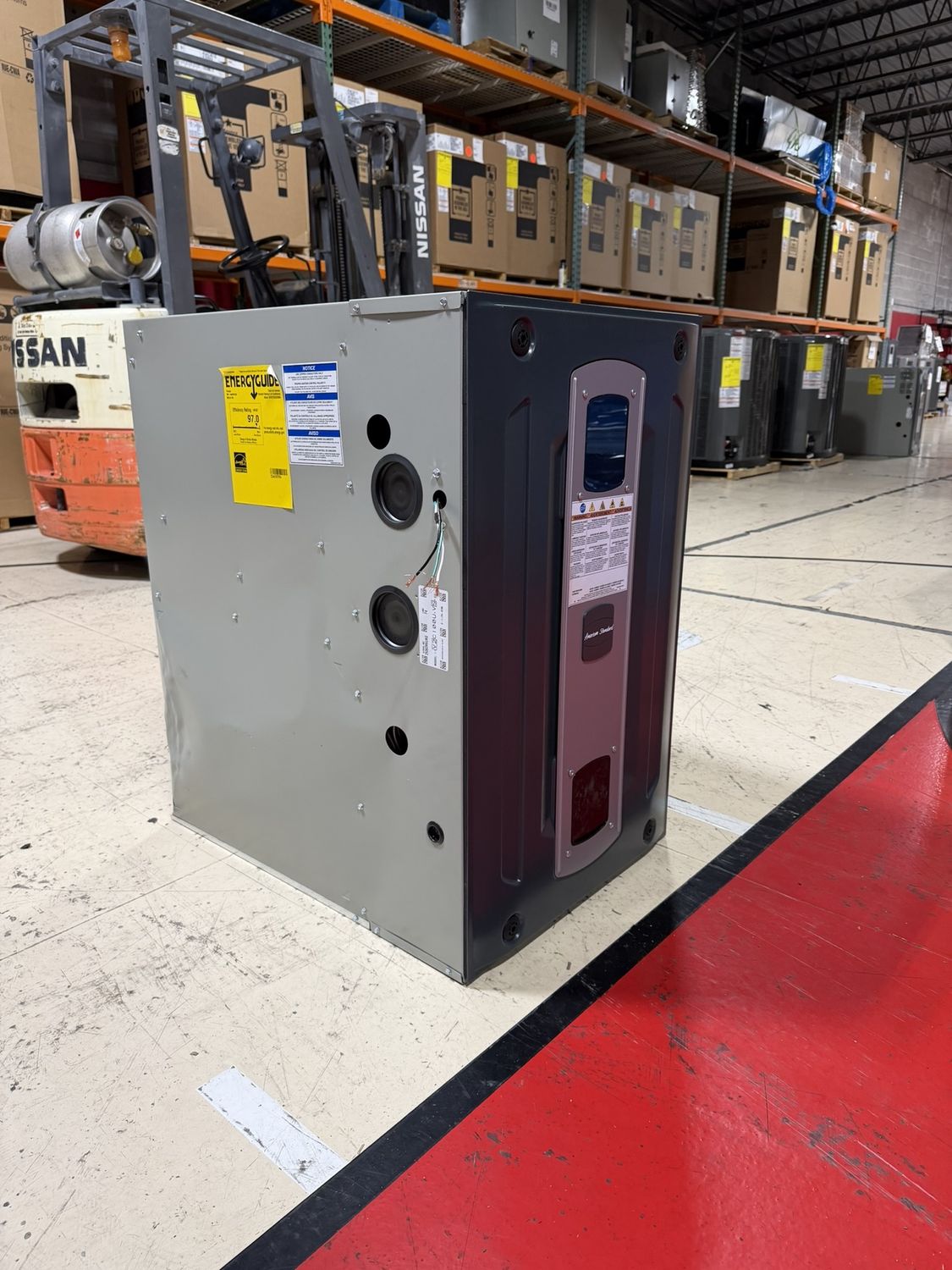 Trane 100K BTU 2 Stage Variable Speed 97% UPFLOW/HORIZONTALFurnace Model# S9V2C100U5VSB