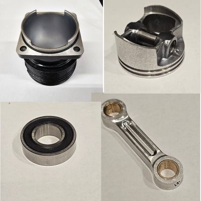 Crankcase, Cylinder and piston