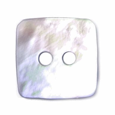  white square shell button.