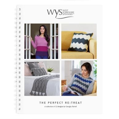 The front cover of the book, showing 4 of the included patterns.