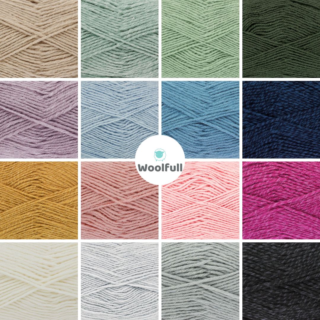All 16 shades of Subtle Drifter DK.