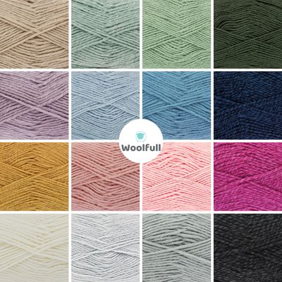 All 16 shades of Subtle Drifter DK.