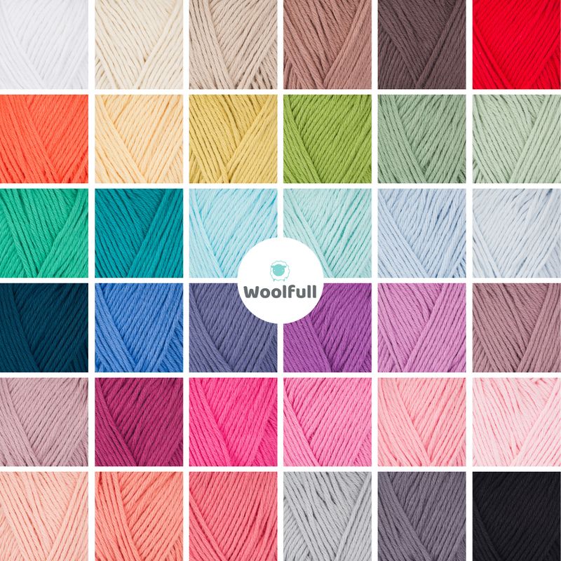 A shade card showing all 36 colours.
