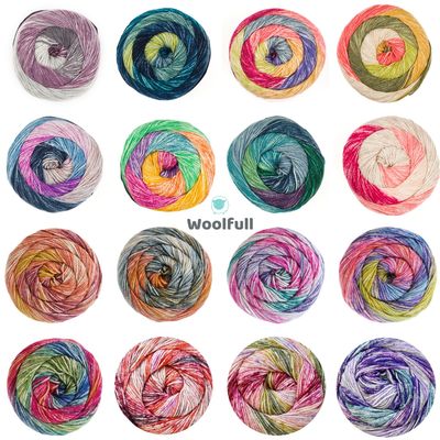A shade card showing all 16 colourways of Batik Swirl.