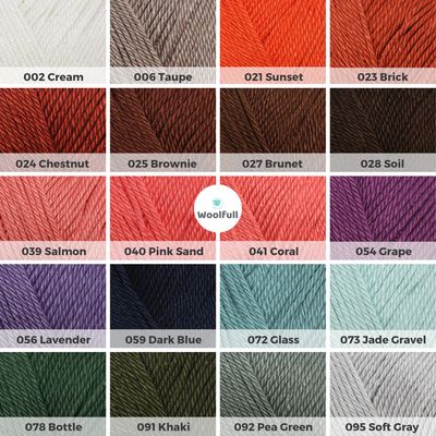 A shade card showing all 20 colours of Must Have Minis.