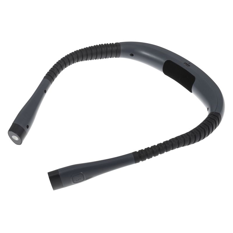 The rechargeable neck light.