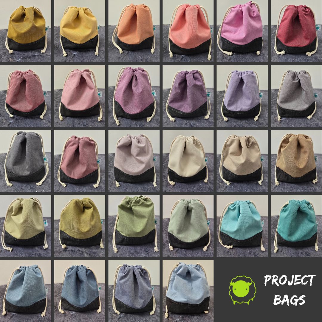 All 28 colours of project bags.