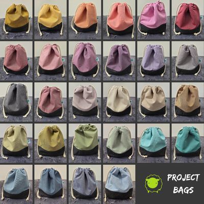 All 28 colours of project bags.