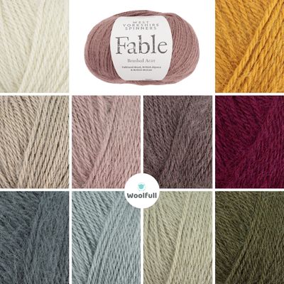 A shade card showing all 10 available colours.