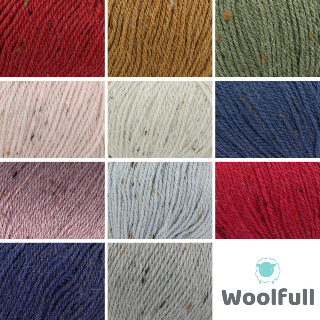 A shade card showing the 11 available colours.