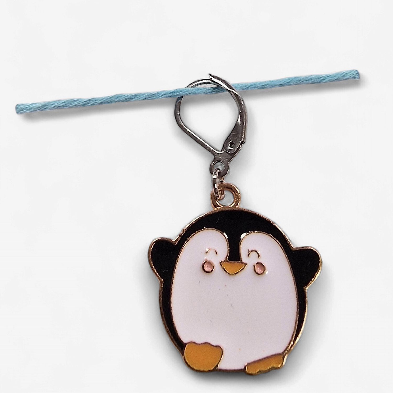 Handmade Stitch Markers - Penguin