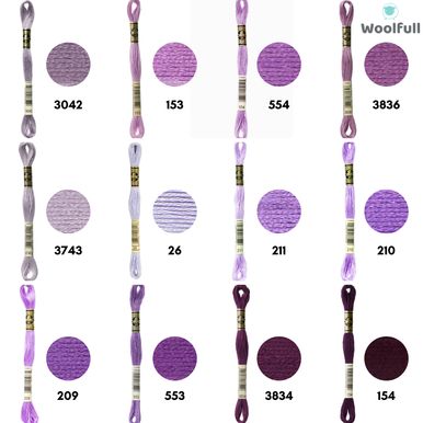 DMC Stranded Cotton - Purples
