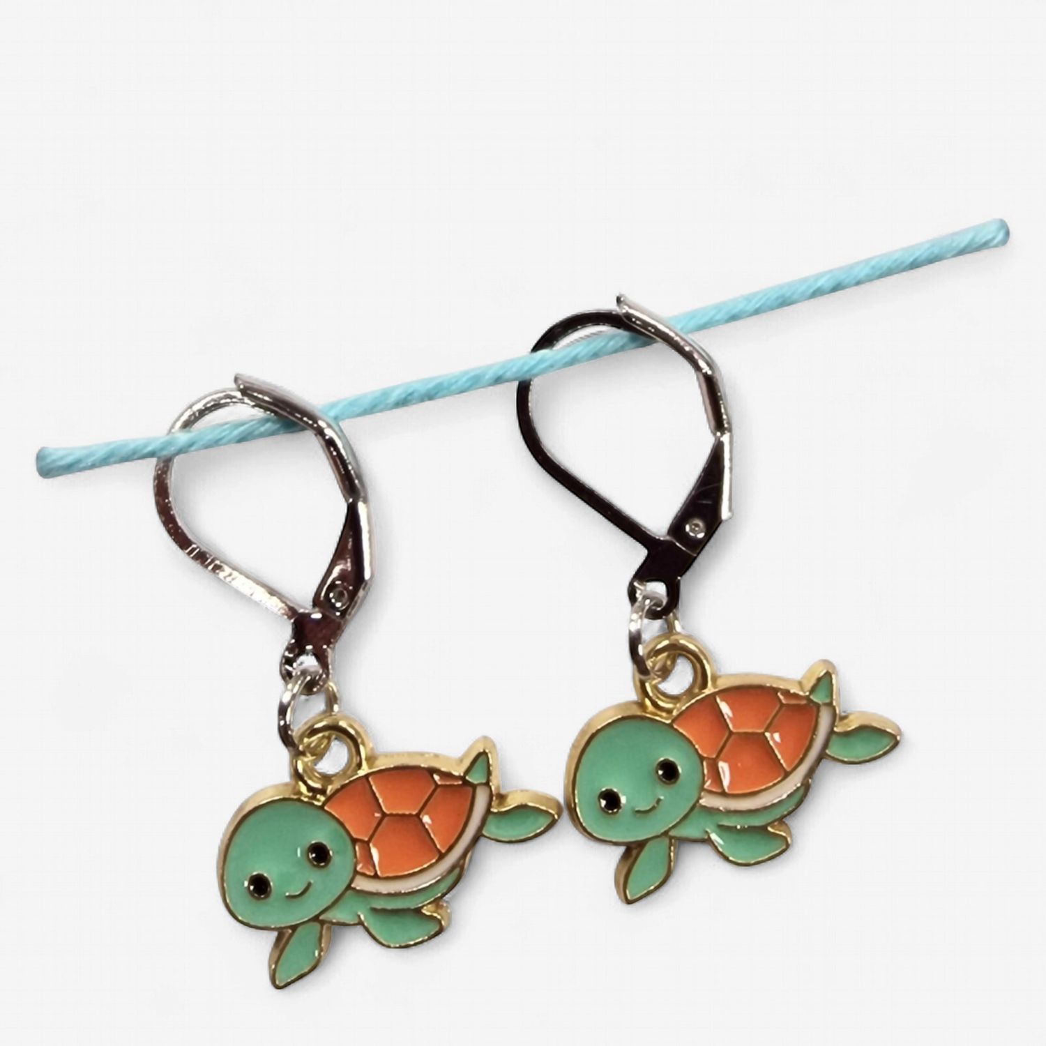 Handmade Stitch Markers - Cute Turtles