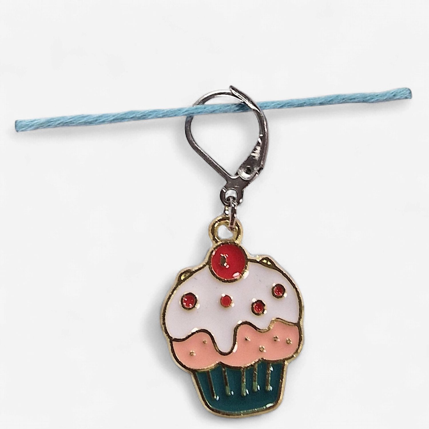 Handmade Stitch Markers - Cupcake