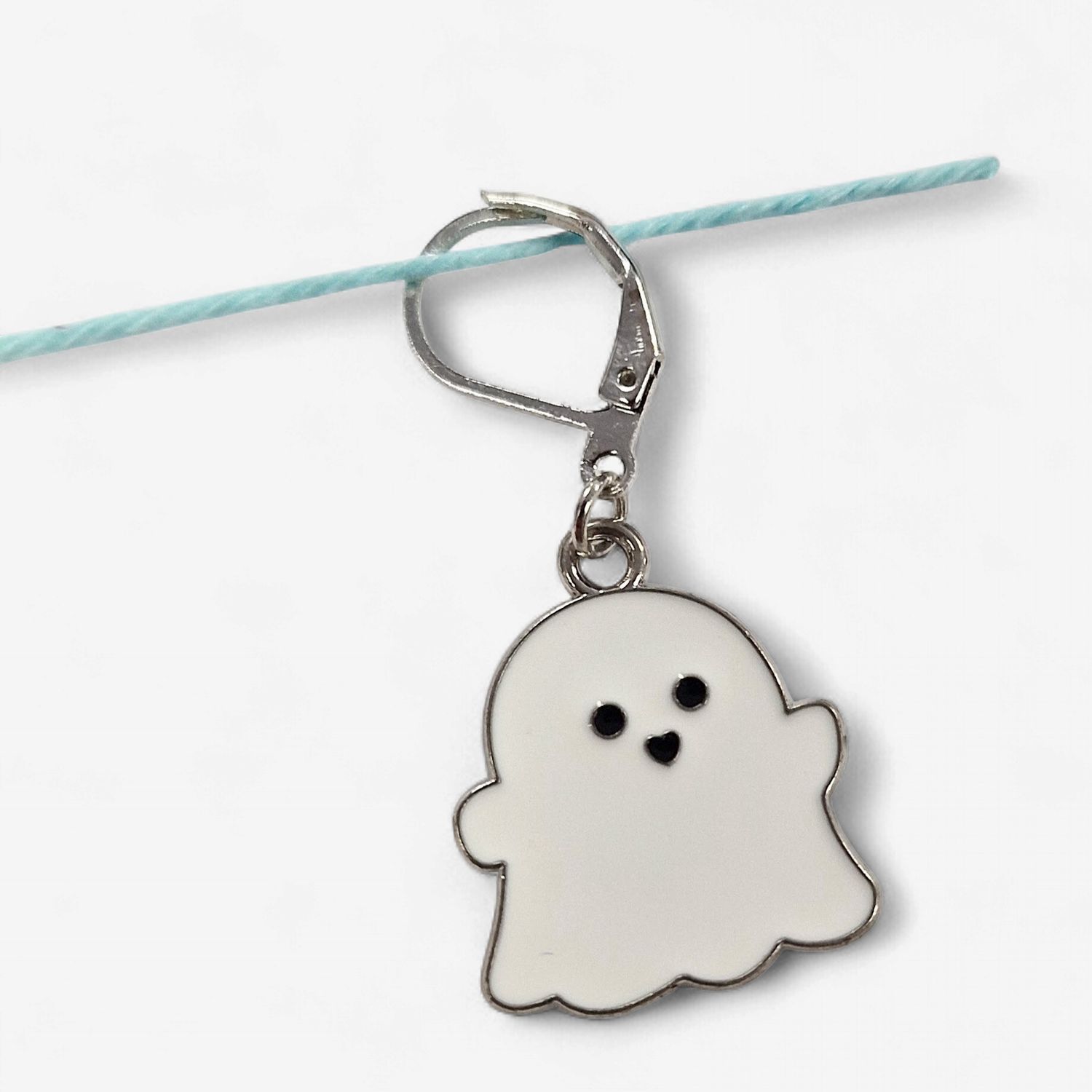 Handmade Stitch Markers - Ghost