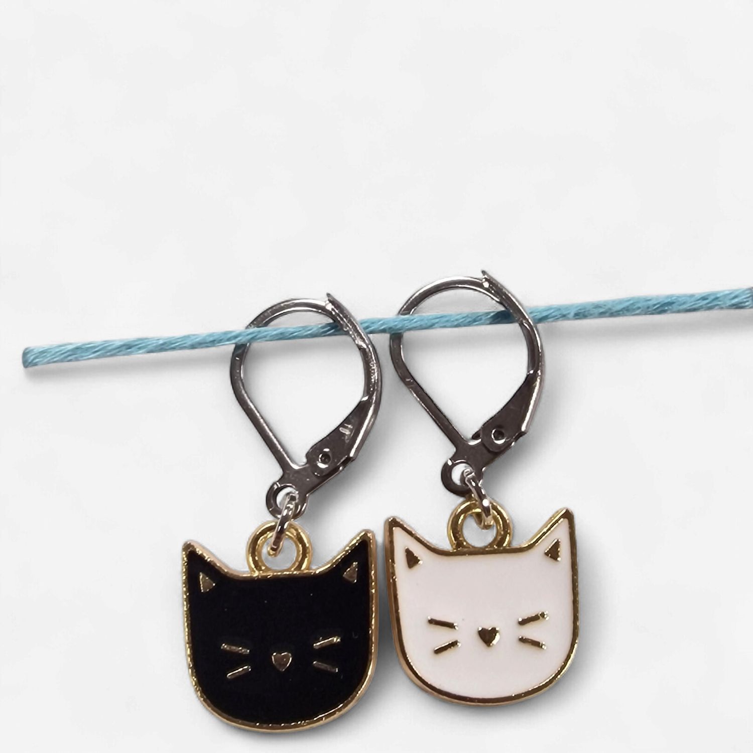 Handmade Stitch Markers - Cats